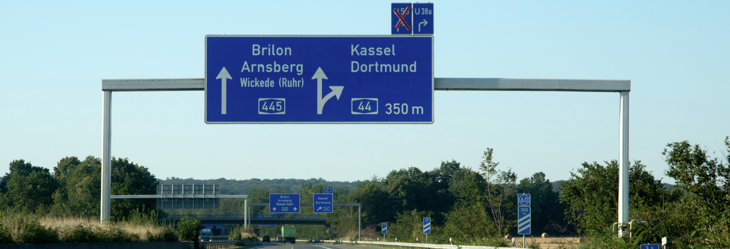 Autobahn Wegweiser